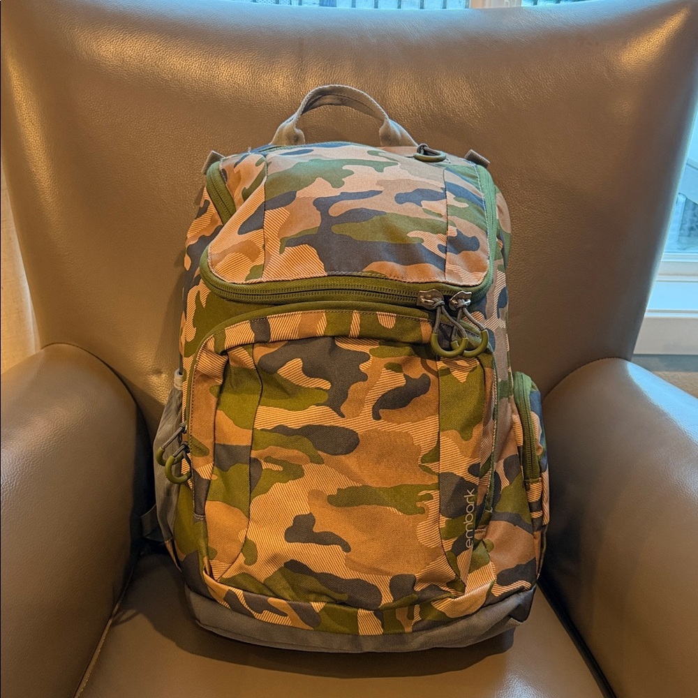 Rugged Camo Backpack For Men